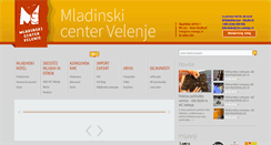 Desktop Screenshot of mc-velenje.si